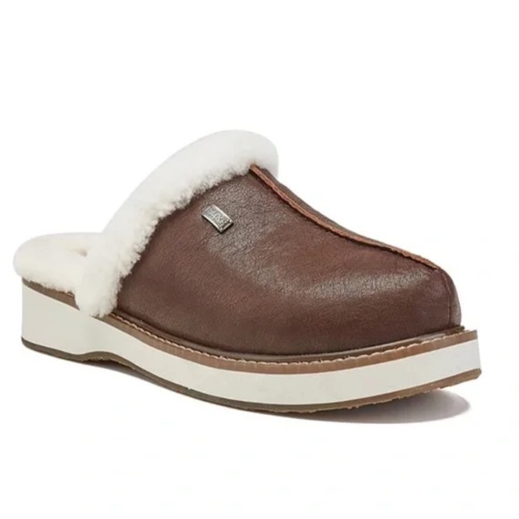 Women’s Australia LUXE Collective Supper Beva Leather & Shearling Lining size 7 - Picture 1 of 9